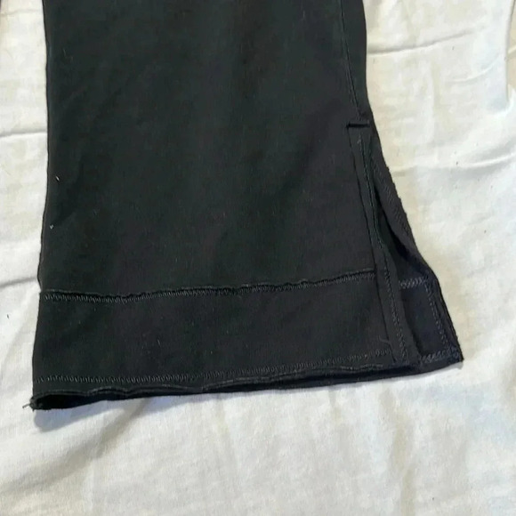 Alo Black Wide Leg Croo Pants XS drawstring - Picture 5 of 6